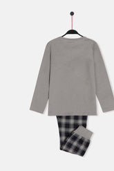 PIGIAMA AUTUNNO/INVERNO BAMBINO  GRIGIO